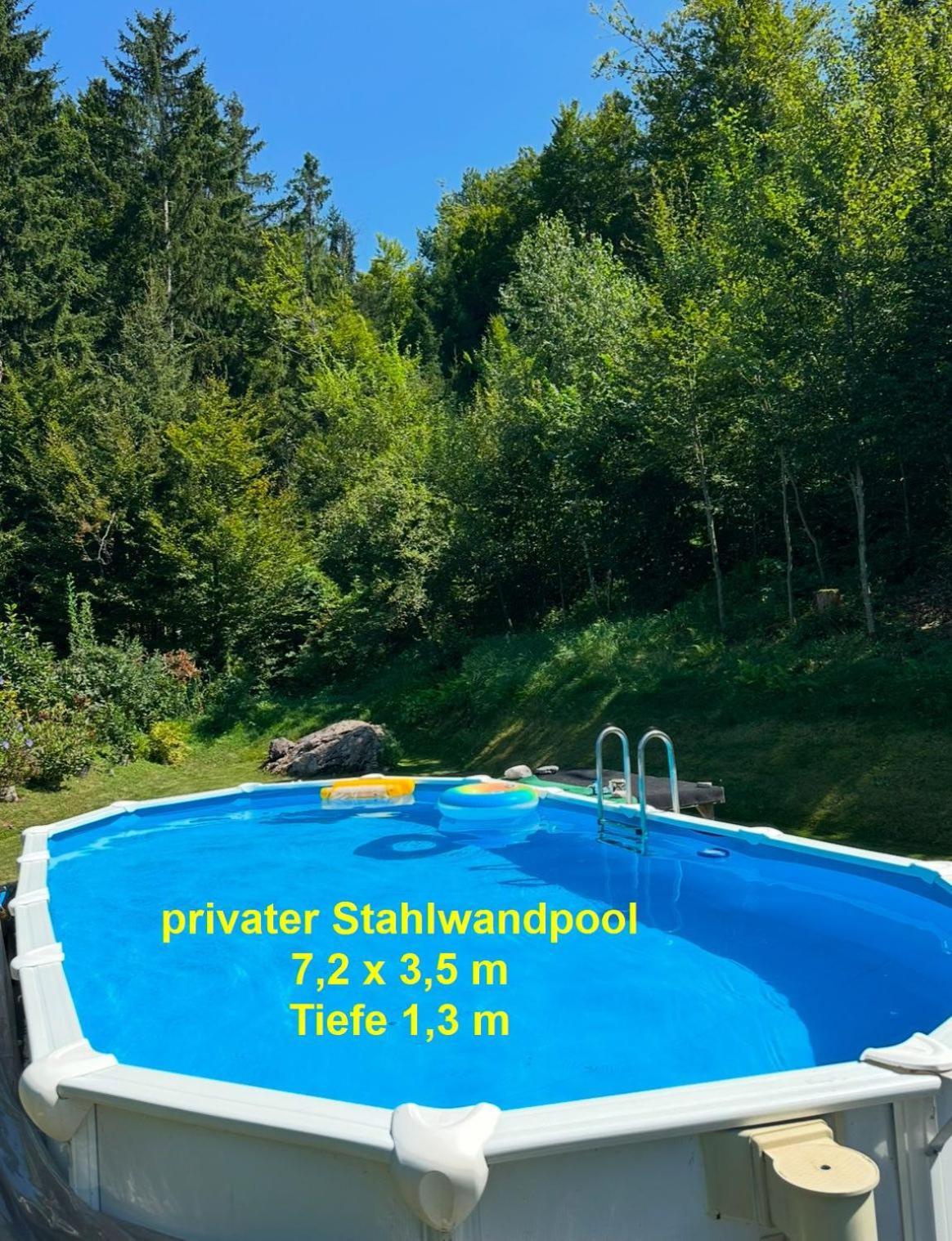 Ferienwohnung Waldblick, Faaker See Oberaichwald  Exterior foto